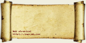 Jagodinka Mladenović vizit kartica